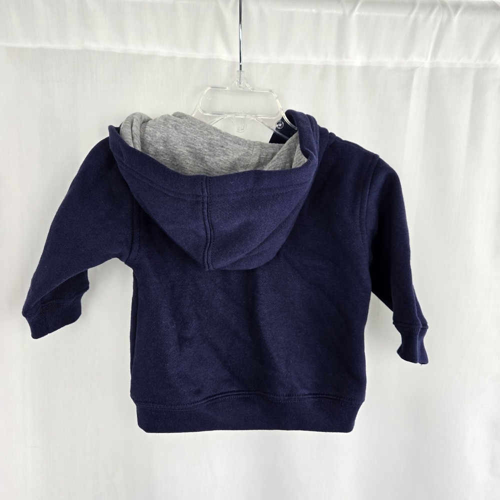 NFL Team Apparel New England Patriots Toddler Size 12M Full Zip Sweatshirt Blue - Picture 2 of 4